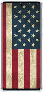Силикон с усиленными углами чехол Флаг США для Motorola Edge 50 Fusion - 395sp-3748 изображение 