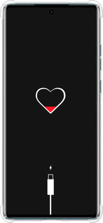 Силикон с усиленными углами чехол Подзарядка сердца для Motorola Edge 50 Fusion - 4274sp-3748 изображение 