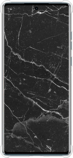 Силикон с усиленными углами чехол Черный мрамор v2 для Motorola Edge 50 Fusion - 5568sp-3748 изображение 
