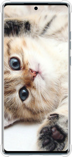 Силикон с усиленными углами чехол Котик для Motorola Edge 50 Fusion - 6024sp-3748 изображение 