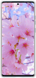 Силикон с усиленными углами чехол Сакура для Motorola Edge 50 Fusion - 6029sp-3748 изображение 