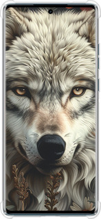Силикон с усиленными углами чехол Волчий взгляд для Motorola Edge 50 Fusion - 6066sp-3748 изображение 
