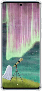 Силикон с усиленными углами чехол Привидение и звезды для Motorola Edge 50 Fusion - 6443sp-3748 изображение 