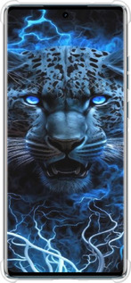 Силикон с усиленными углами чехол Ледяной леопард для Motorola Edge 50 Fusion - 6460sp-3748 изображение 