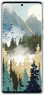 Силикон с усиленными углами чехол С изображением лесного пейзажа для Motorola Edge 50 Fusion - 6548sp-3748 изображение 
