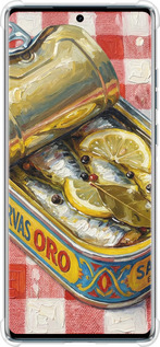 Силикон с усиленными углами чехол Vintage Sardine Tin Phone для Motorola Edge 50 Fusion - 6772sp-3748 изображение 