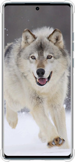 Силикон с усиленными углами чехол Бегущий волк для Motorola Edge 50 Fusion - 826sp-3748 изображение 