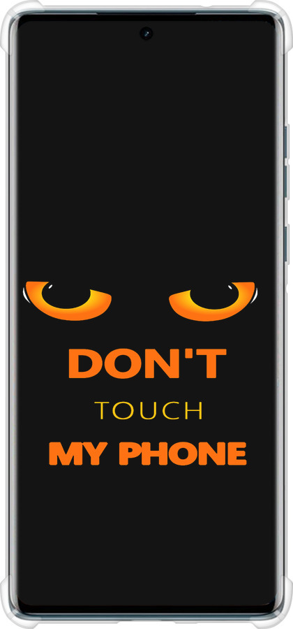 Силикон с усиленными углами чехол Don't touch the phone для Motorola Edge 50 Fusion - 4261sp-3748 изображение 
