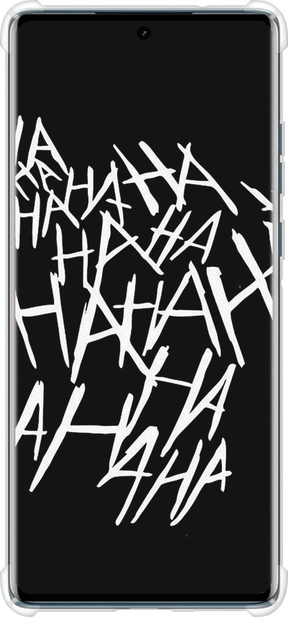 Силикон с усиленными углами чехол joker hahaha для Motorola Edge 50 Fusion - 4509sp-3748 изображение 