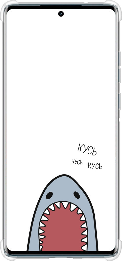 Силикон с усиленными углами чехол Акула для Motorola Edge 50 Fusion - 4870sp-3748 изображение 