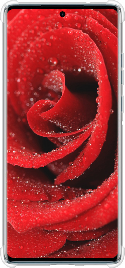 Силикон с усиленными углами чехол Красная роза для Motorola Edge 50 Fusion - 529sp-3748 изображение 