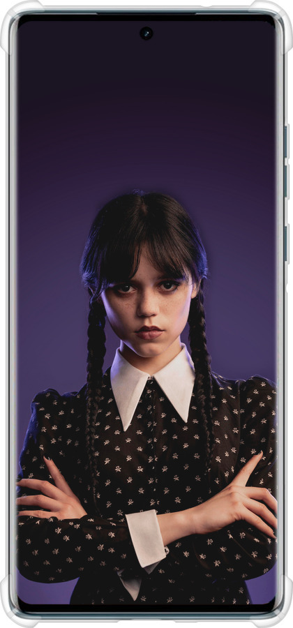 Силикон с усиленными углами чехол Wednesday v3 для Motorola Edge 50 Fusion - 5517sp-3748 изображение 