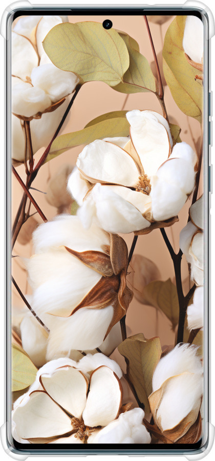 Силикон с усиленными углами чехол Хлопок для Motorola Edge 50 Fusion - 5665sp-3748 изображение 