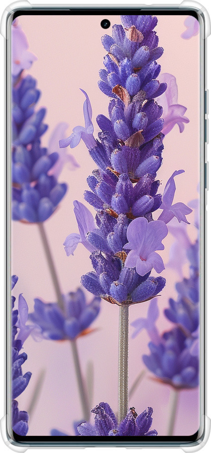 Силикон с усиленными углами чехол Лаванда для Motorola Edge 50 Fusion - 6037sp-3748 изображение 