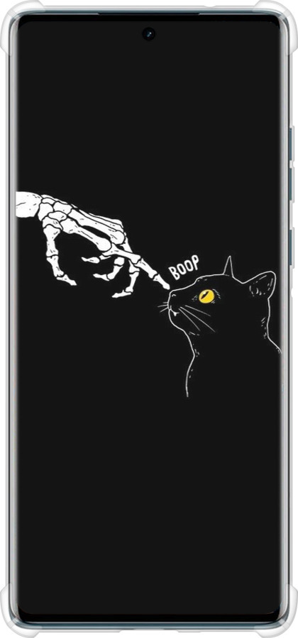 Силикон с усиленными углами чехол Кошка для Motorola Edge 50 Fusion - 6505sp-3748 изображение 