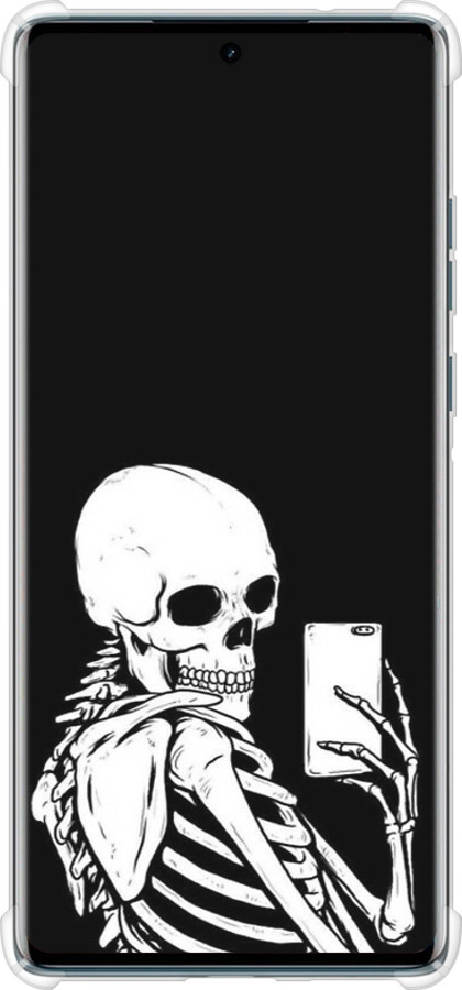 Силикон с усиленными углами чехол Скелет делает Selfie для Motorola Edge 50 Fusion - 6535sp-3748 изображение 