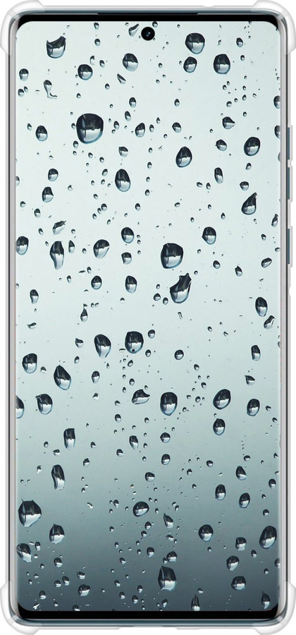 Силикон с усиленными углами чехол Стекло в каплях для Motorola Edge 50 Fusion - 848sp-3748 изображение 