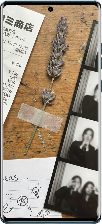 Силиконовый чехол Aesthetic Scrapbook Collage для Motorola Edge 50 Fusion - 6773u-3748 изображение 