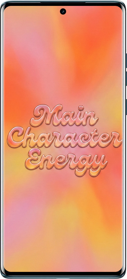 Силиконовый чехол Aura Gradient Main Character Energy Aesthetic Y2K для Motorola Edge 50 Fusion - 6783u-3748 изображение 