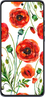 TPU чехол Намальовані маки для Motorola Edge 50 Neo 5G - 4278b-3794 изображение 