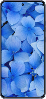 TPU чехол Сині квіти для Motorola Edge 50 Neo 5G - 526b-3794 изображение 