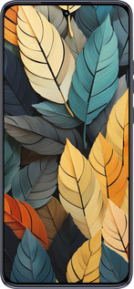 TPU чехол Кольорове листя для Motorola Edge 50 Neo 5G - 5644b-3794 изображение 