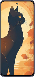 TPU чехол Черная кошка v2 для Motorola Edge 50 Neo 5G - 5830b-3794 изображение 