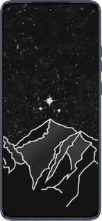 TPU чехол Минималистический горный пейзаж для Motorola Edge 50 Neo 5G - 6438b-3794 изображение 