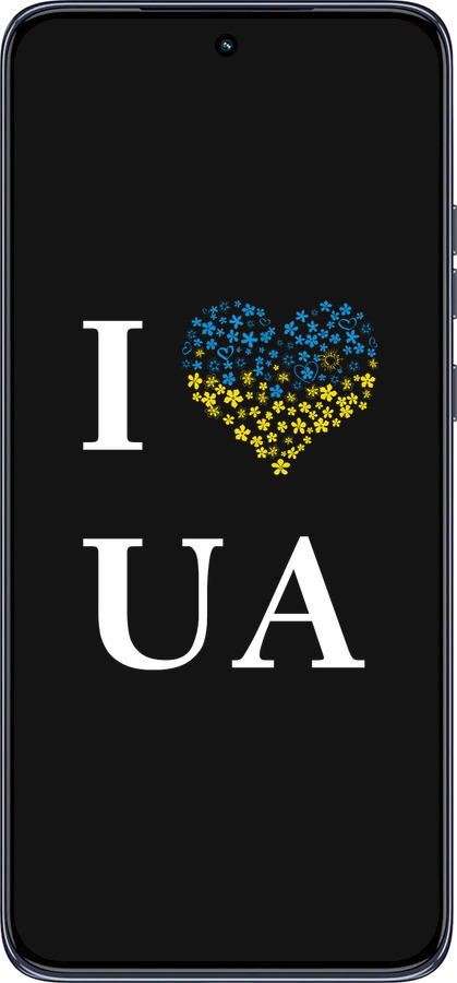 TPU чехол I love UA для Motorola Edge 50 Neo 5G - 1112b-3794 изображение 