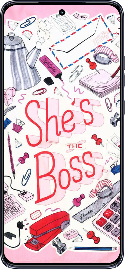 TPU чехол she's the  boss для Motorola Edge 50 Neo 5G - 4254b-3794 изображение 