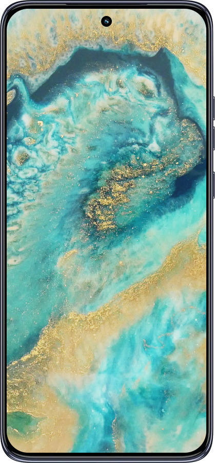 TPU чехол Green marble для Motorola Edge 50 Neo 5G - 4365b-3794 изображение 