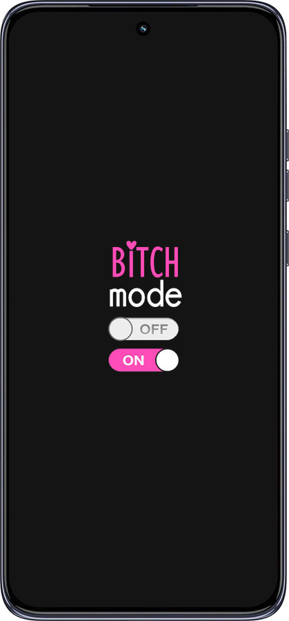 TPU чехол Bitch mode для Motorola Edge 50 Neo 5G - 4548b-3794 изображение 