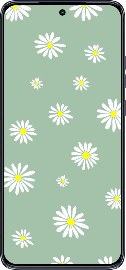 TPU чехол Ромашки v4 для Motorola Edge 50 Neo 5G - 5603b-3794 изображение 