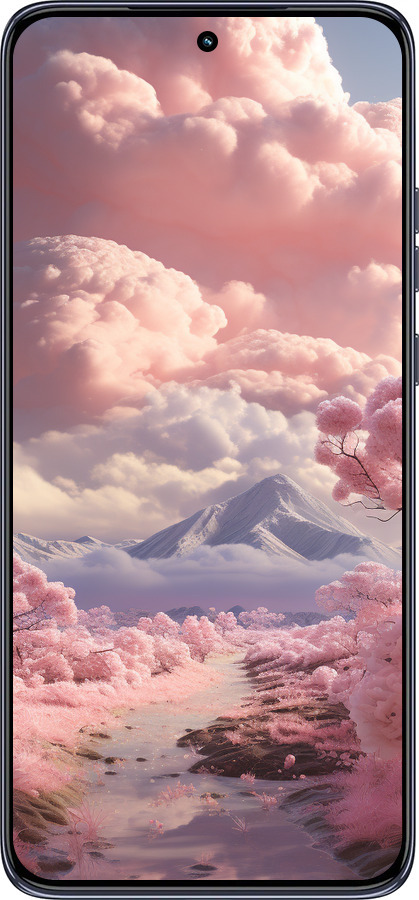 TPU чехол Рожеві хмари для Motorola Edge 50 Neo 5G - 5660b-3794 изображение 