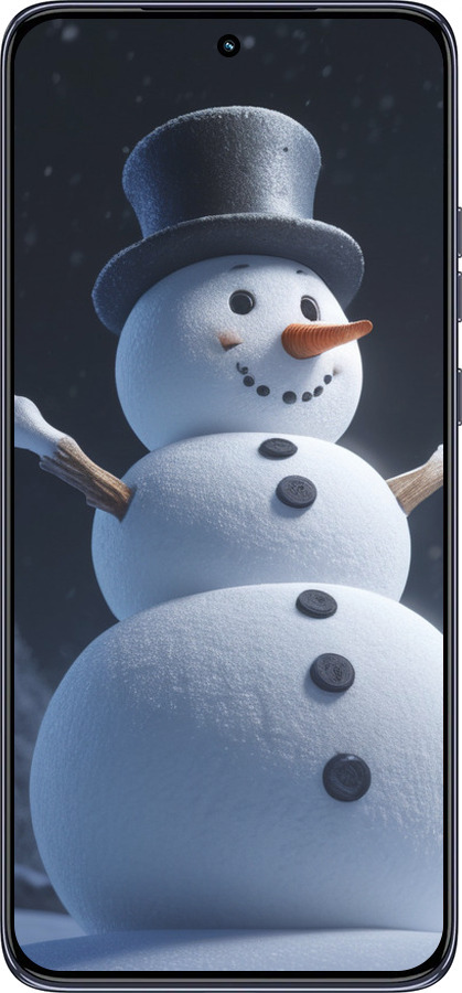 TPU чехол Сніговик для Motorola Edge 50 Neo 5G - 5826b-3794 изображение 