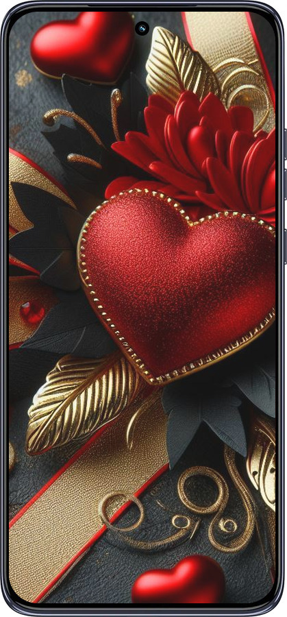 TPU чехол Сердечки v2 для Motorola Edge 50 Neo 5G - 5832b-3794 изображение 