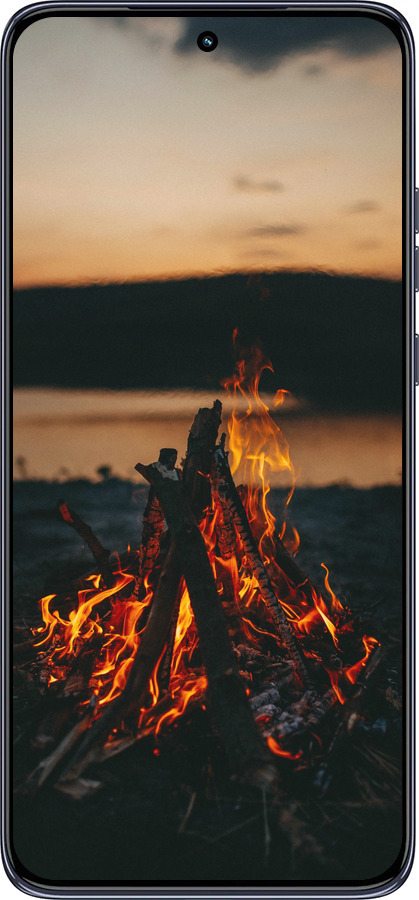 TPU чехол Огонь для Motorola Edge 50 Neo 5G - 6021b-3794 изображение 