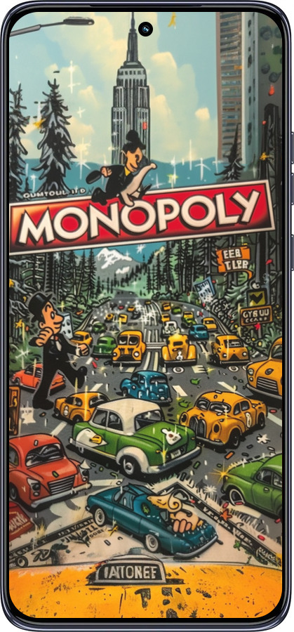 TPU чехол Міський драйв Monopoly для Motorola Edge 50 Neo 5G - 6088b-3794 изображение 
