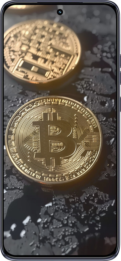 TPU чехол Вулканический Bitcoin для Motorola Edge 50 Neo 5G - 6092b-3794 изображение 