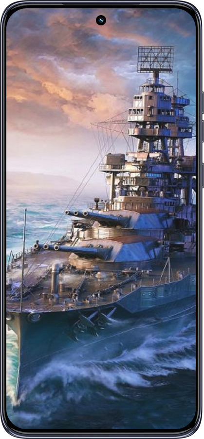 TPU чехол Военный корабль, world of tanks, wargaming для Motorola Edge 50 Neo 5G - 6461b-3794 изображение 