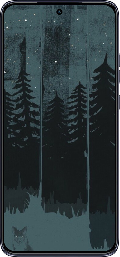 TPU чехол Лиса и ночной лес для Motorola Edge 50 Neo 5G - 6481b-3794 изображение 