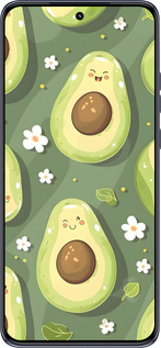 Силиконовый чехол Авокадо для Motorola Edge 50 Neo 5G - 6380u-3794 изображение 