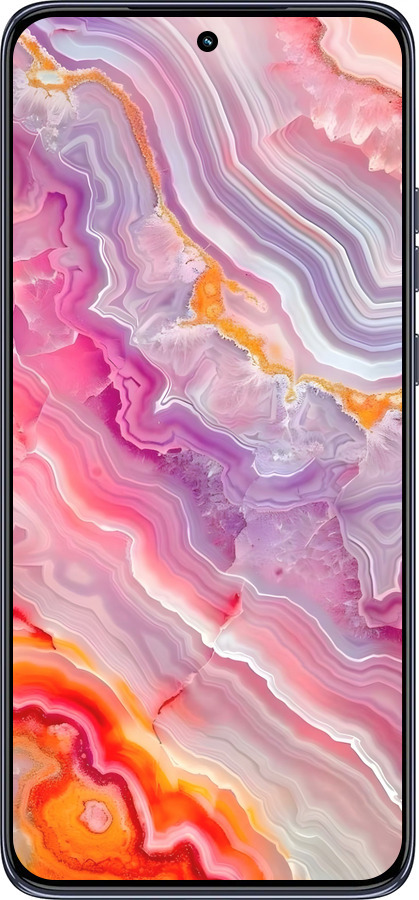 Силиконовый чехол Мрамор 2 для Motorola Edge 50 Neo 5G - 6307u-3794 изображение 