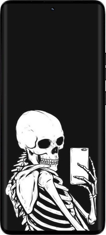 TPU чехол Скелет делает Selfie для Motorola Edge 50 Pro 5G - 6535b-3710 изображение 