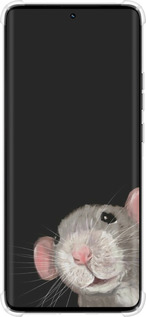 Силикон с усиленными углами чехол The Peeking Rat для Motorola Edge 50 Pro 5G - 6442sp-3710 изображение 