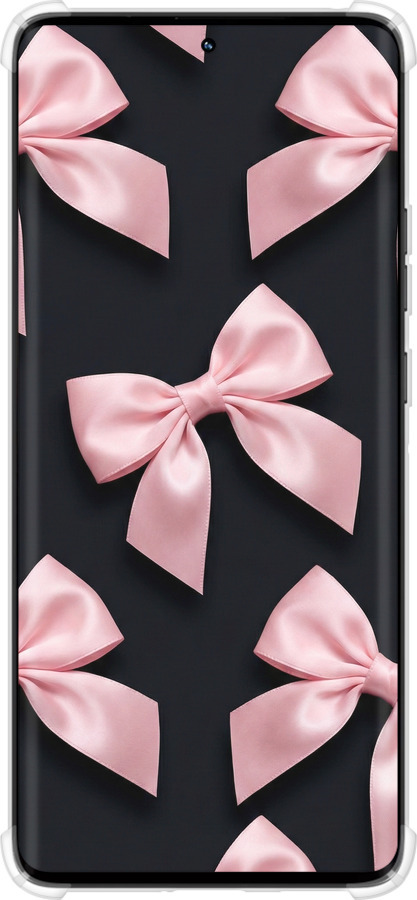 Силіконовий протиударний с посиленими кутами чехол Coquette Ribbons Dark Coquette для Motorola Edge 50 Pro 5G - 6767sp-3710 изображение 
