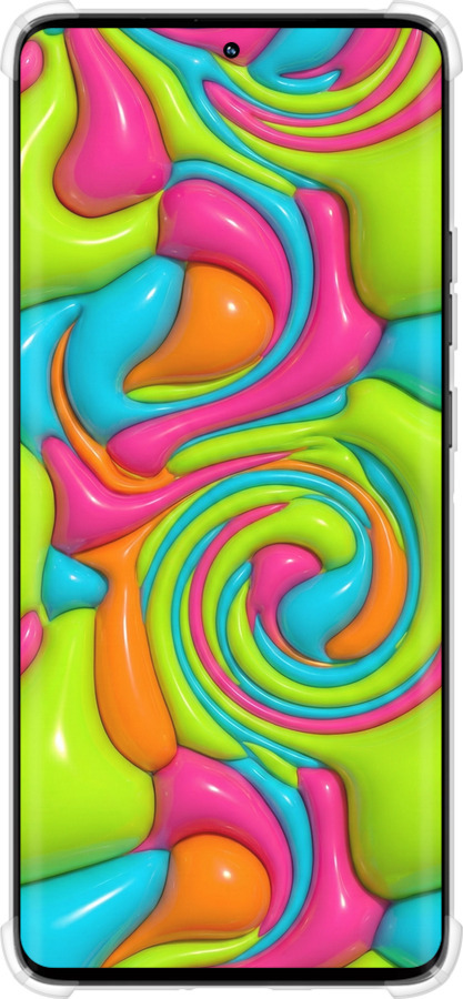 Силикон с усиленными углами чехол Y2K Jelly Dream для Motorola Edge 50 Pro 5G - 6780sp-3710 изображение 