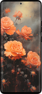Силіконовий чехол Оранжеві троянди для Motorola Edge 50 Pro 5G - 5944u-3710 изображение 