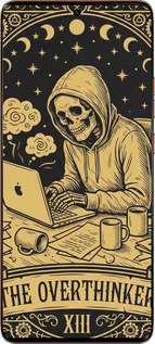 Силиконовый чехол The Overthinker для Motorola Moto X50 Ultra - 6774u-3866 изображение 