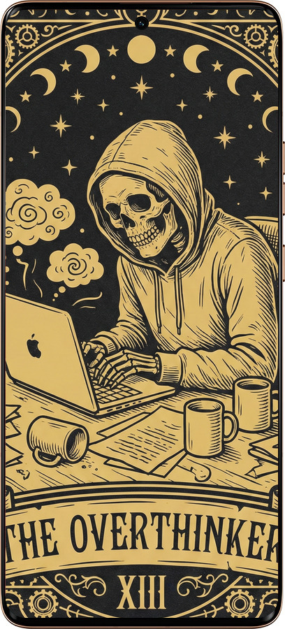 Силиконовый чехол The Overthinker для Motorola Moto X50 Ultra - 6774u-3866 изображение 